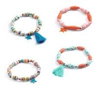 DIY perles de papier et bijoux a creer Bleu G