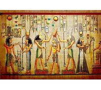 DIY Pharaon égyptien Peinture Diamant, 5D Diamant Painting Adultes, Broderie Diamant Painting Kit Complet, Puzzle Diamant Point de Croix, pour Accueil Décor Noël Diamond Art Painting 40x50cm HS-2091