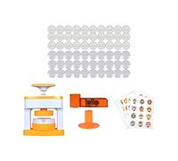 DIY Pin Badge Maker Machine Kit - Bouton Maker avec Moule et Dispositifs pour Enfants, Cadeau Léger de Noël et Décor- avec 30 Ensemble