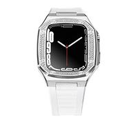 DIY pour la bande 8 7 6 Ensemble de bande de caoutchouc de montre en acier inoxydable en métal 45 mm 45 mm pour le kit de modification de la sangle de diamant Iwatch 44 mm