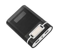 DIY Power Bank, Boîtier Externe de Chargeur de Batterie d'interface d'USB pour des Téléphones Portables (Le Noir)