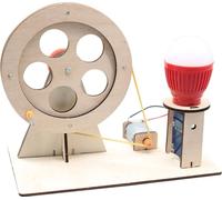 DIY Puzzle en bois générateur manuel de jouets pour enfants Science Physique Expérience