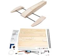 Diy Rc Speed Boat Kit En Bois Sponson Outrigger Shrimp Model,No Power