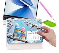 DIY Rhinestone Painting Calendar | Monthly Planner | 2027 Desk Calendar | Suitable For Home Office School Study Planning Scheduling Organizing Time Management And Everyday 2027 Desktop Use