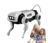 DIY Robot Dog Kit - Jouet Robotique Intelligent, Chien Mécanique Alimenté Solaire, Kits d'apprentissage Éducatif, Kit d'Expérience Scientifique Créative | Activité d'Ingénierie Amusante pour