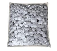 DIY Rose Head, 500 Pcs PE Mousse Rose Tête Fleur Artificielle pour DIY Ours Poupée De Mariage Maison Décor Grise 500 pièces