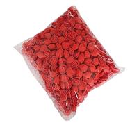 DIY Rose Head, 500 Pcs PE Mousse Rose Tête Fleur Artificielle pour DIY Ours Poupée De Mariage Maison Décor Rouge 500 pièces