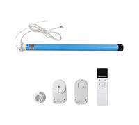 DIY Smart Blinds Stores enrouleurs motorisés Wifi Moteur tubulaire Kit télécommande Echo Voice Tuya APP Minuteur Contrôle de groupe (pour tube de 32 mm avec télécommande 6 canaux)