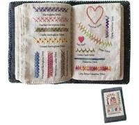 DIY Stitch Book,Creative Mini Sewing Books,Portable Embroidery Stitches Book for Beginner Enthusiast Elevate Sewing Skills Ideal