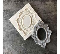 Diy Sugarcraft De Molde De Silicona Molde Fondant Molde Herramientas De Decoración De Pastel Molde Para Pasta De Goma Y Chocolate Espejo Fondant De Azúcar Moldes