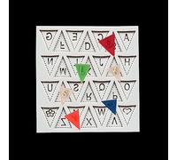 DIY Triangle Letter Digit 26 Alphabet Anglais Moule en silicone Moule à gâteau au chocolat Triangle Drapeau Décoration (15-28)