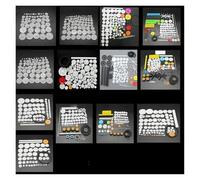 DIY Various Gear Packages Gear Kit Pulley Belt Shaft Gear Worm electronic starter Assembly 92 KINDS OF GEARS ICXLPMC