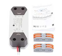 DIY WiFi Smart Light Switch Disjoncteur universel Télécommande Fonctionne avec Alexa Home Commande vocale Aucun hub requis pour la domotique Blanc ABS 8,8 x 3,8 x 2,5 cm