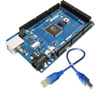 DIYables Carte de développement MEGA2560 R3 compatible avec Arduino Mega 2560 Rev3, ATmega2560 ATmega16U2, câble USB inclus, carte microcontrôleur pour projets