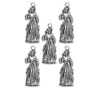 diyalo Holy Icon Médaille miraculeuse / Notre Dame de Guadalupe/Grâce/Theotokos/Sanctus Pater Benedictus/Divine Miséricorde Grand pendentif 5 pièces
