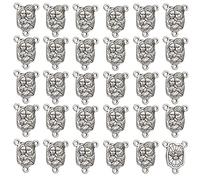 diyalo Médaille miraculeuse à 3 trous de Saint Benoît/Notre-Dame de Guadalupe/Vierge Marie/Christ Jésus Rosaire pour fabrication de bijoux, Métal, Pas de gemme