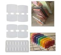 DIYBravo Moule Résine Époxy Rangement Moule Silicone Étagère 7 Couches Moule en époxy Maquillage Plateau DIY Moule résine Epoxy