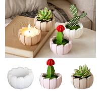 DIYBravo Moules En Silicone Pour Plantes Succulentes, Cactus, Pots De Fleurs, Moule En Résine Époxy Pour Pot De Fleurs Pour Diy Maison Bureau Décorations Artisanales