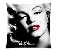 DiyCaseStore Sexy Goddess Marilyn Monroe Custom Zippered Pillow Cases 18x18 (Twin sides)