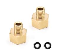 DIYCUT 2 Pièces Adaptateur pour Bouteille de Gaz, Adaptateur GPL, Filetage 1/2" à Droite, Filetage 1/4" à Gauche, Raccord Tuyau Convient aux Cuisinières à Gaz et aux Réchauds de Camping