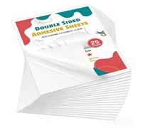 DIYCUT 25 Pièces Film Adhésif Transparent A4 | Papier Collant Découpable, Matériau PET, Loisirs Créatifs, Autocollants de Bureau, Emballage Cadeau