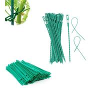 DIYCUT 300pcs 170mm Attaches de Plantes Réglables de Jardinage, Attaches Réglables, Serre Câbles Lien, Serrage en Plastique Réutilisable, pour Vertes Arbustes Jardinage Bricolage Maison Bureau