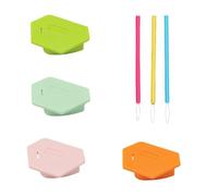DIYCUT 4 Pièces Guide Couture Aimanté pour Machine à Coudre, avec Outil d'ourlet Magnétique, Universel Guide de Machine à Couture, avec Aide à l'enfilage, pour Maison, l'atelier de Coudre