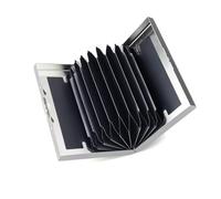 DIYCUT Porte Carte, étui Cartes Bancaire, Porte Carte Metallique en Acier Inoxydable Con 10 Compartiments, Conception Mince, Idéal pour Cartes de Crédit, Cartes de Visite & Papiers D'Identité