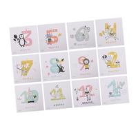 DIYEAH 1 Autocollants pour Enfants Autocollants pour Fête Prénatale Un Bloc-Notes pour Bébés Nouveau-Nés pour Bébé Décor De Journal pour