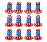DIYEAH 1 Boîte Vis de Plaquette de Frein VTT M5x10 MM en Acier Titane | Fixation pour Rotor et Vélo, Installation Facile, Haute Résistance, Usage Route et Modèles Neufs ou Anciens