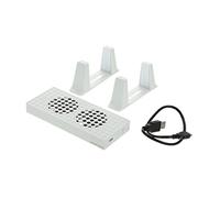 DIYEAH 1 Ensemble Base de Fans de Refroidissement Ventilateur de Refroidissement Vertical Support de Ventilateur de Refroidissement glacière air Portable Abdos Blanche