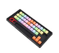DIYEAH 1 Ensemble Capuchon de Touche pbt claviers kit de Porte-clés Bricolage Trousses de Porte-clés décor de Clavier remplacer Les Touches Protecteur de Clavier Orange