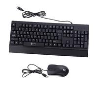 DIYEAH 1 Ensemble Clavier et Souris Ergonomiques USB avec Repose Poignets Ensemble pour Ordinateur Portable et Bureau Conception Antidérapante et Confort Optimal pour Gamers