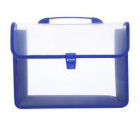 DIYEAH 1 ensemble de chemises en plastique avec onglets avant, pochette pour fournitures scolaires, organiseur de fichiers extensible transparent et étanche, porte-documents portable pour les