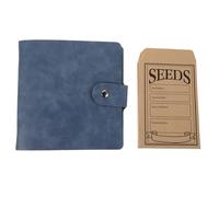 DIYEAH 1 ensemble de rangement pour sachets de de jardin - Organisateurs de stockage de 50 enveloppes refermables reliure enveloppe de sauvegarde de jardin pochette pour légumes