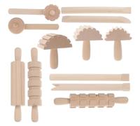 DIYEAH 1 ensemble d'outils de moulage en bois pour poterie et argile