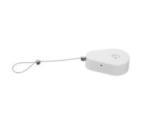 DIYEAH 1 Ensemble Enrouleur Automatique Cordon Rétractable Étui Filaire Antivol Rétractable Boîtier De Câble Antivol De Produit Électronique Fil Rétractable Blanche Plastique