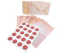 DIYEAH 1 Ensemble Ensemble à en-tête Rétro Écrire à L'arrêt Papeterie De Papeterie Enveloppe des De Voeux Papeterie D'écriture De Lettre Enveloppes De Note De Note Papier