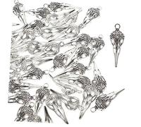 DIYEAH 1 Ensemble Pendentif Crâne De Corbeau Breloques De Corbeau Figurine De Corbeau Décor De Corbeau Chapeau De Sorcière D'Halloween Corbeaux Art De Corbeau Breloques De 100 pièces