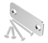 DIYEAH 1 ensemble Plaque de Remplissage de Trou de Porte Acier Inoxydable Réparation de Serrure et Verrou Accessoire de Sécurité pour Bureau et Maison Installation Facile et Durable
