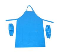 DIYEAH 1 ensemble tablier bavette imperméable avec manches - Tablier de cuisine unisexe pour adulte, bavette de barbecue résistante à l'huile, ultra légère pour la cuisine et la
