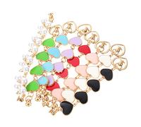 DIYEAH 1 Jeu Chaîne De Téléphone Avec Perles Multicolores Accessoire Décoratif Pour Coque De Téléphone Design Amovible Et Durable 8 Pièces
