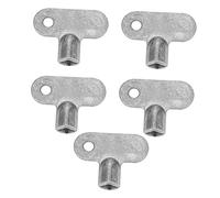 DIYEAH 1 Jeu Clé De Purge Radiateur Carrée Outil De Plomberie Et Durable Compatible Avec Soupapes Daération Pour Robinet Chauffage Central 5 Pièces