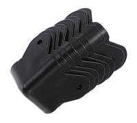 DIYEAH 1 Jeu Coin De Protection du Coin Protecteur Couvertures De Coin Protection Contre Les Baches Caisse Coins De Protection Protections d'angle Durables Le Fer Noir 8 Pièces