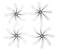 DIYEAH 1 jeu d'hélices FPV pour quadricoptère : 8 pales à faible bruit, pièces de rechange compatibles avec le ProTek35 Duct Stable Flight - Accessoires pour drones de course