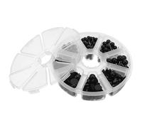 DIYEAH 1 Jeu d'yeux de sécurité : Boules Rondes de sécurité pour Peluches - Yeux pour poupées - en Plastique pour marionnettes au Crochet - Artisanat de Bricolage