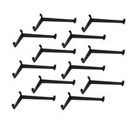 DIYEAH 1 Jeu Presse De Branche Les Soutiens Cintreuses De Branches pour Arracheur De Plantes Formateur De Plantes Portable Écarteur De Membres Bifurquer Ajustable Tireur PE Noir 20 Pièces