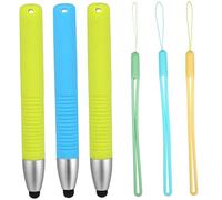 DIYEAH 1 Jeu Stylo Stylet Poignée Crayon Enclos Enfants Étanche Sangle De Main du Téléphone Sangle De Cas De Téléphone Longe De Poignet pour Les Clés Lanière USB Gel De Silice 3 Pièces