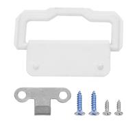 DIYEAH 1 poignée de rideau de congélateur de supermarché - Tirette de volet roulant avec crochet pour accessoires de rideau de réfrigérateur à légumes en plastique