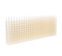 DIYEAH 10 Ensembles Barrière Plastique Anti-Oiseaux Transparente Piques Dissuasives pour Toit Jardin Balcon Protection Pigeons Chats et Intrusions